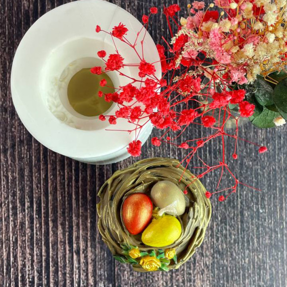 Форма для свечей - Пасхальное гнездо