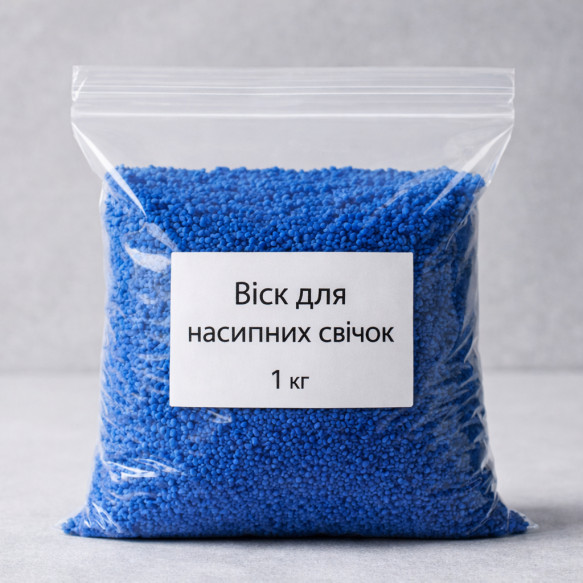Воск для насыпных свечей (синий)