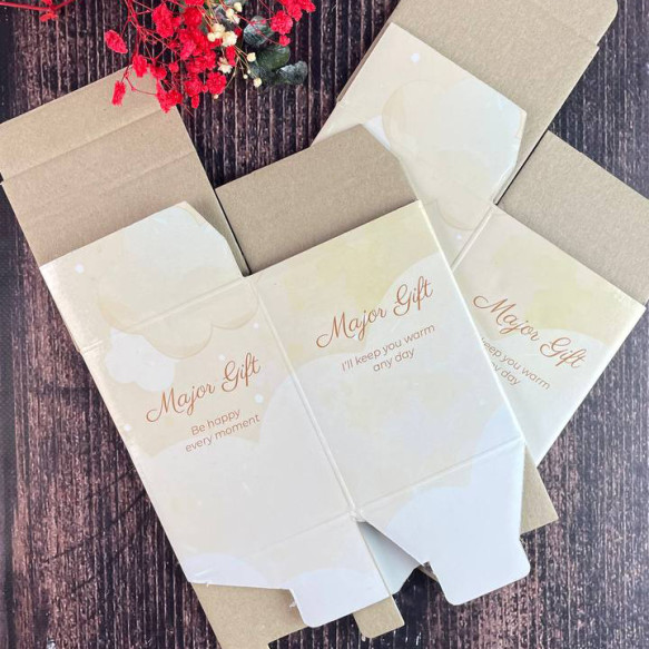 Коробка самосборная Major Gift 90х90х120 мм (глянец)