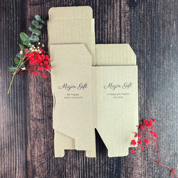 Коробка крафтовая самосборная Major Gift 90х90х120 мм